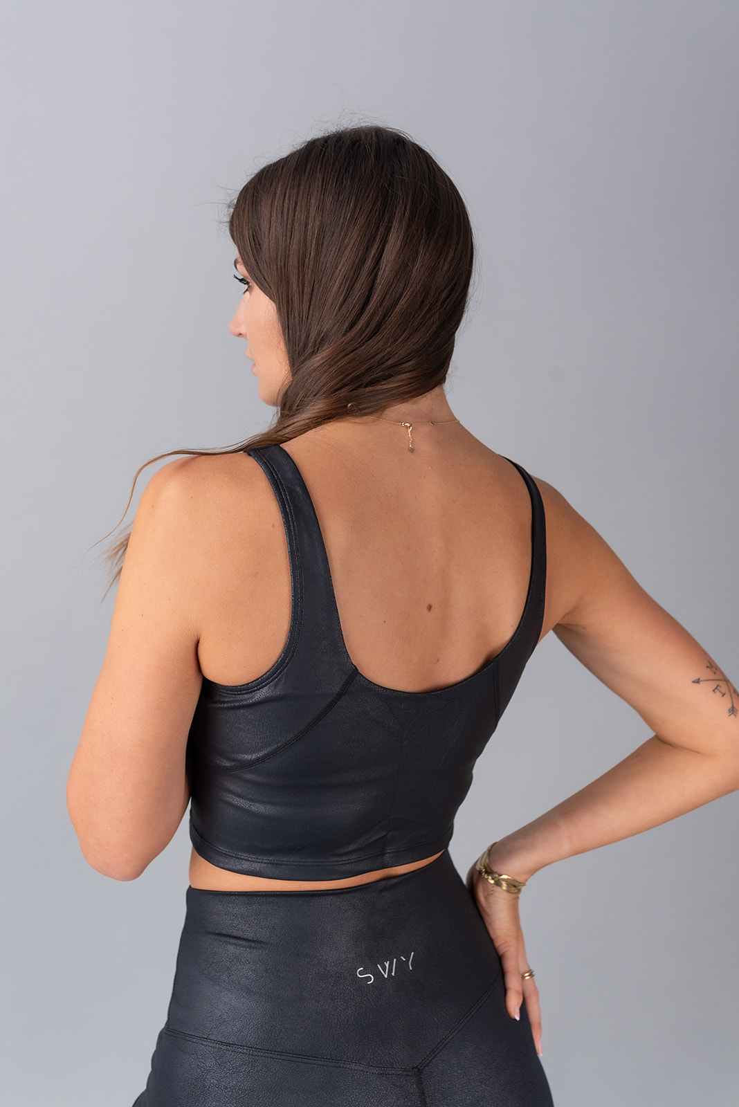 Leather Long Top - Image 4