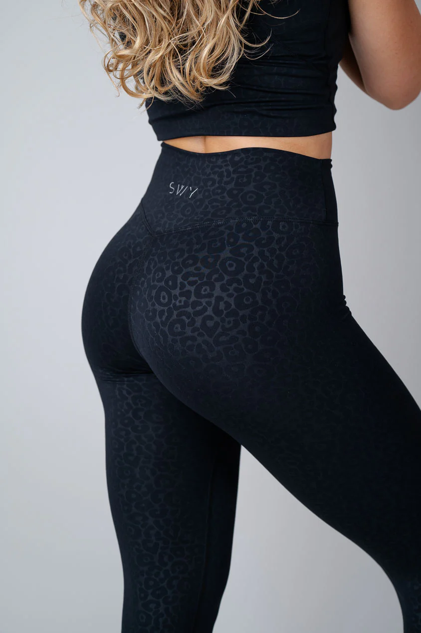 Leopard No Scrunch Leggings - Image 3