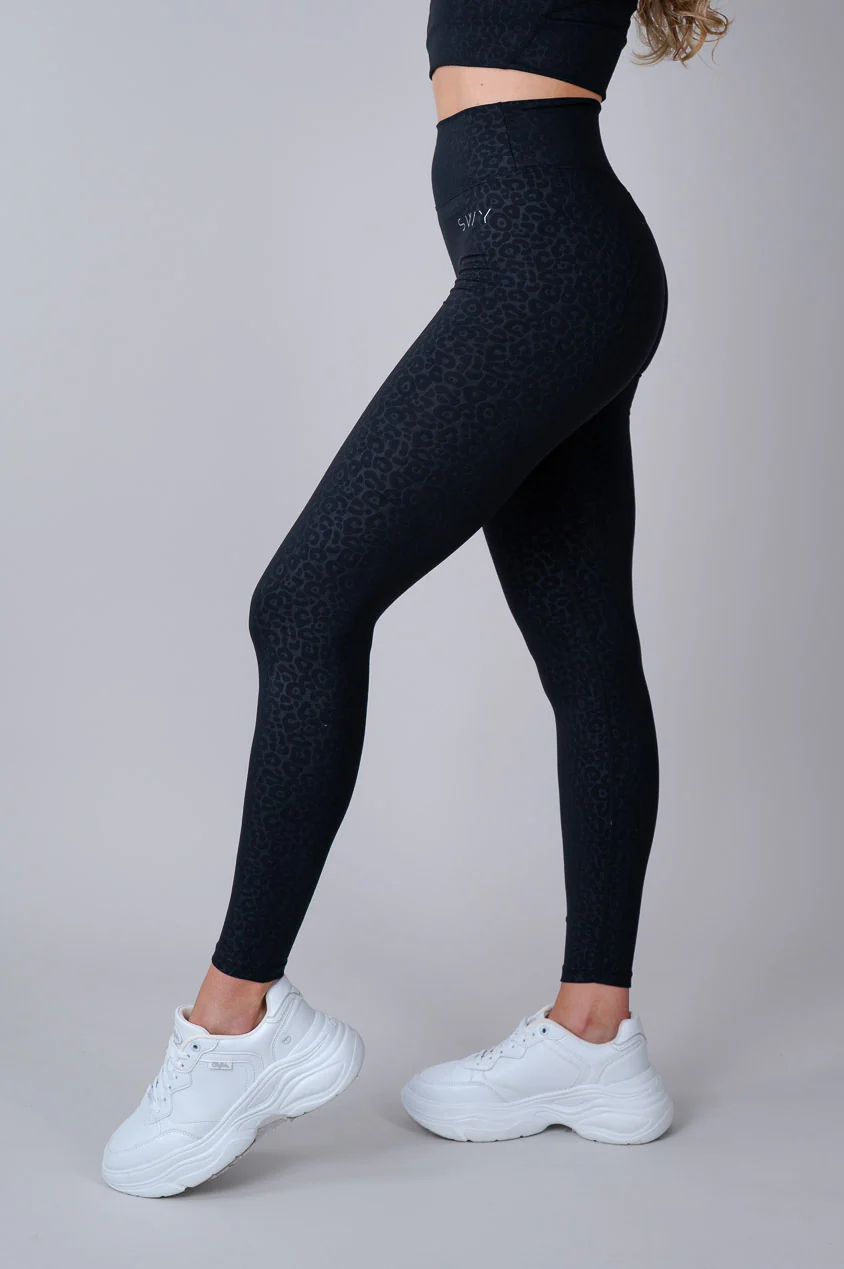 Leopard No Scrunch Leggings - Image 4